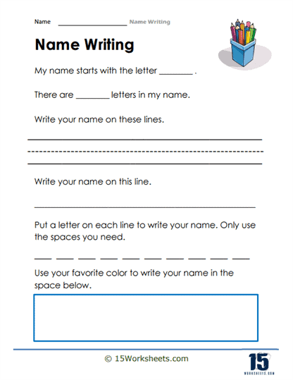 letter names worksheet