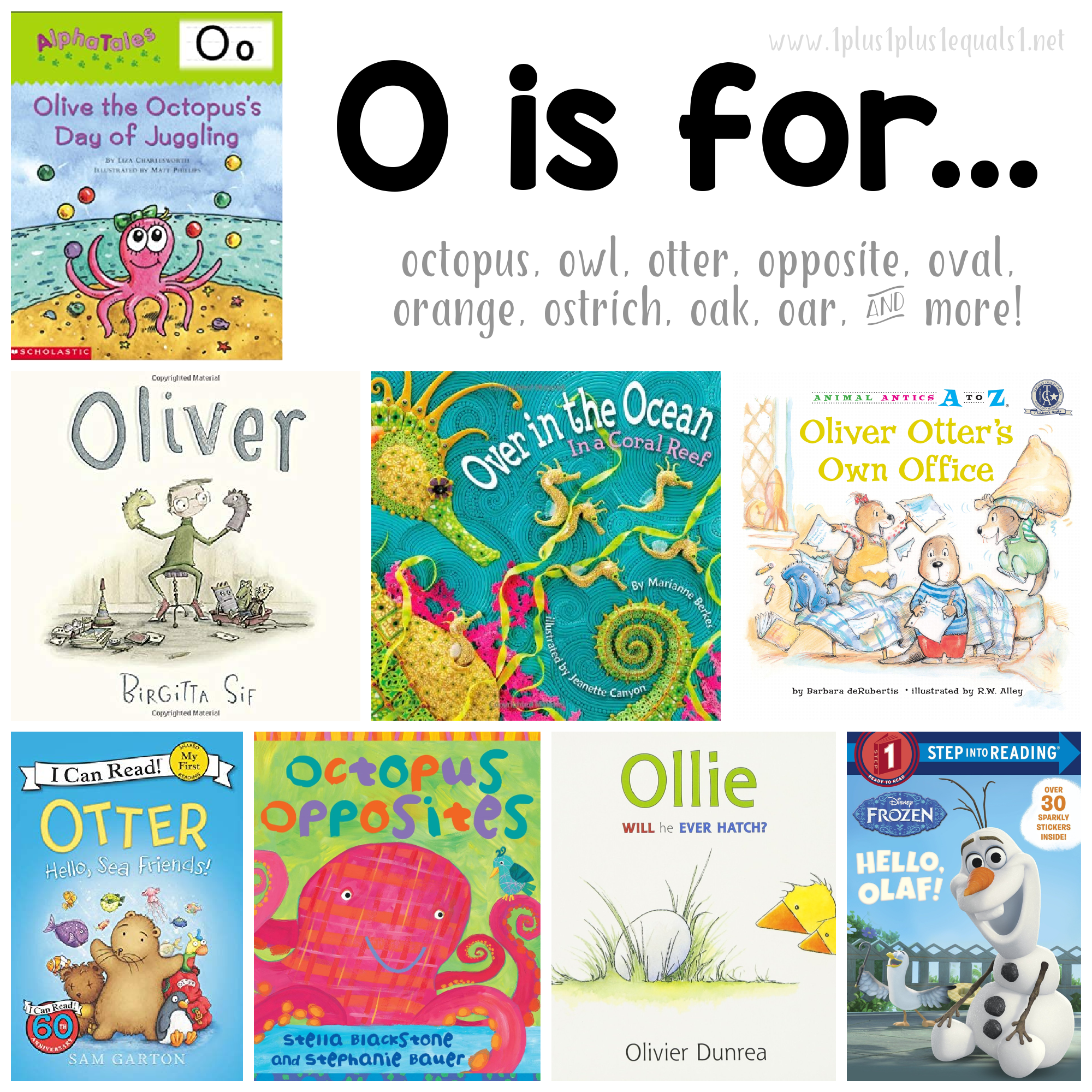 letter o books