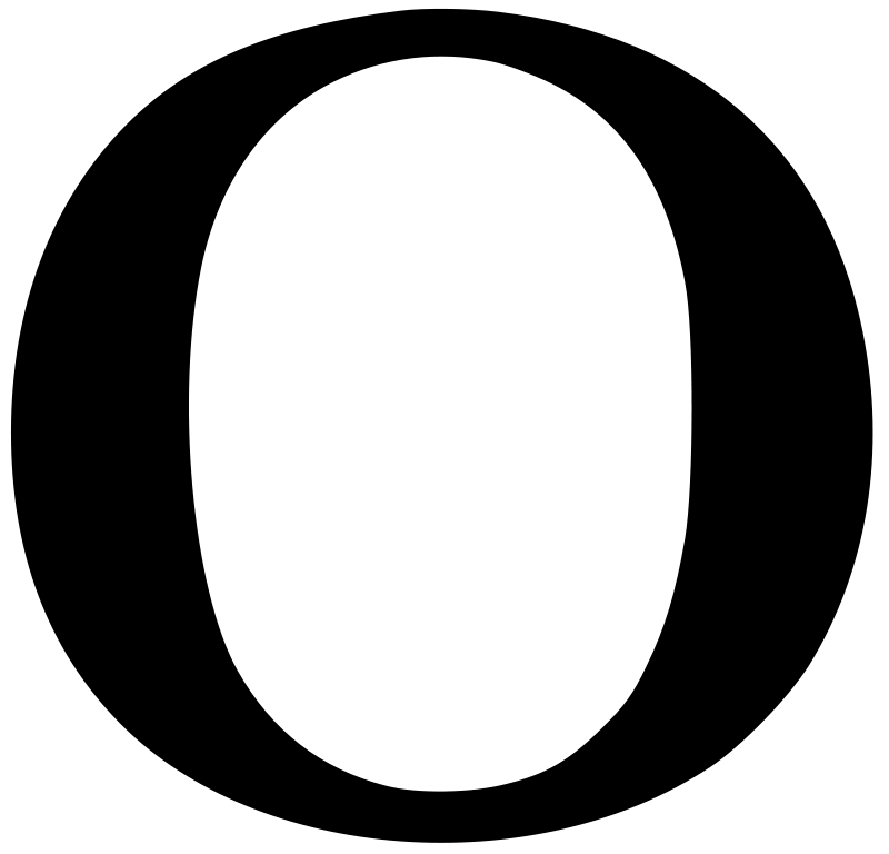 letter o clip art