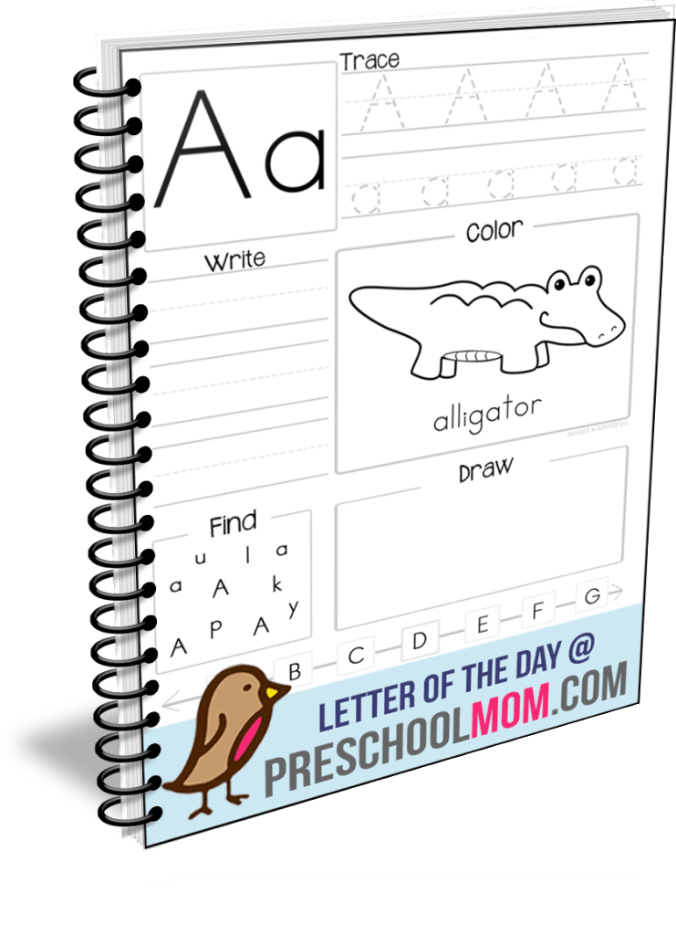 Letter of the Day Worksheets - The Crafty Classroom