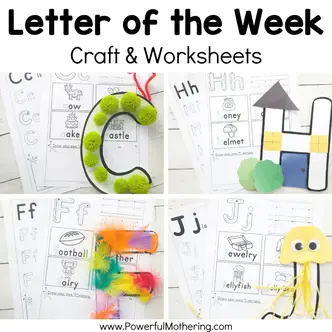 letter of the week worksheet