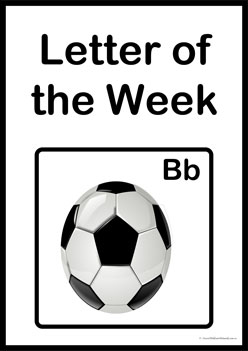 letter of the week worksheet