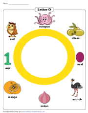 letter oo worksheet