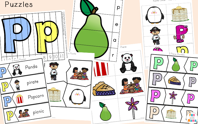 letter p puzzles