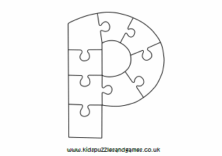 Letter P - Kids Puzzles and Games