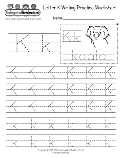 Writing Worksheets for Kindergarten (Free Printables)