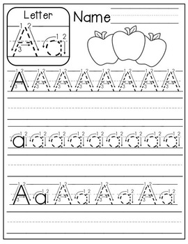 FREE A-Z Handwriting Practice by The Moffatt Girls | TPT