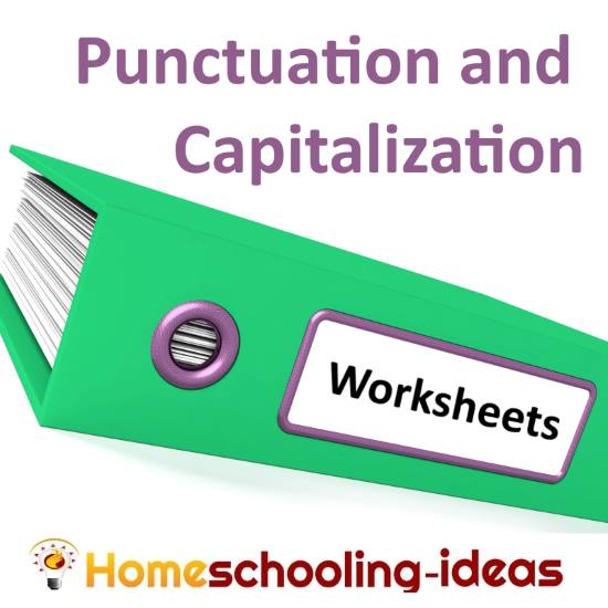 Capitalization and Punctuation Worksheets
