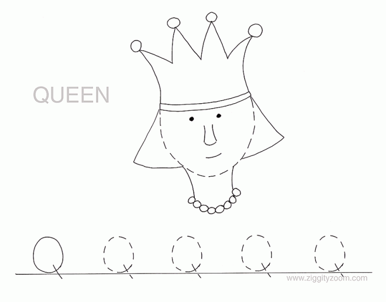 Letter Q Tracing Worksheets by Owl School Studio | TPT