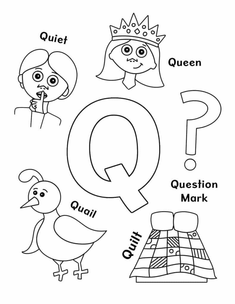 FREE Printable Letter Q Worksheets For Kindergarten Worksheets Library