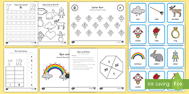 letter r printable worksheet