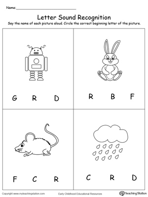 FREE* Recognize the Sound of the Letter R | MyTeachingStation.com