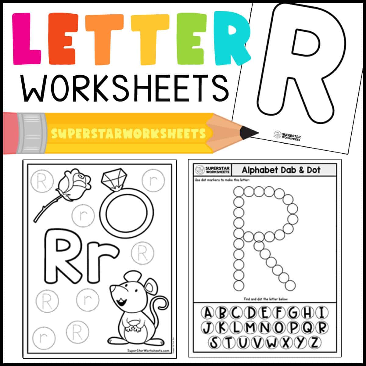letter r recognition worksheet
