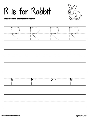 FREE* Tracing And Writing the Letter R | MyTeachingStation.com