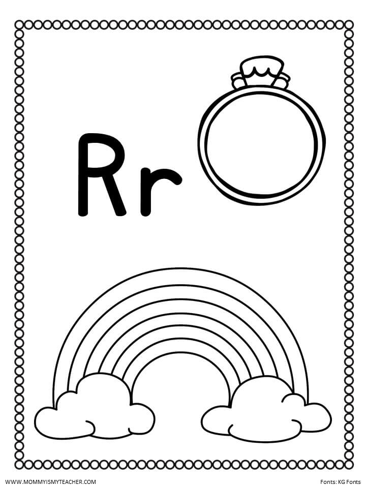 letter r worksheet kindergarten