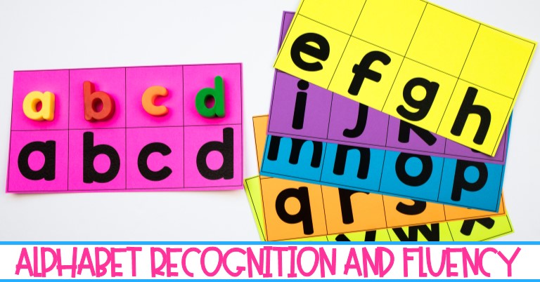 Alphabet Recognition and Fluency Activities for Kindergarten