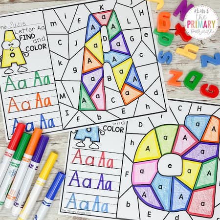 The Best Alphabet Printables and Activities - The Primary Parade
