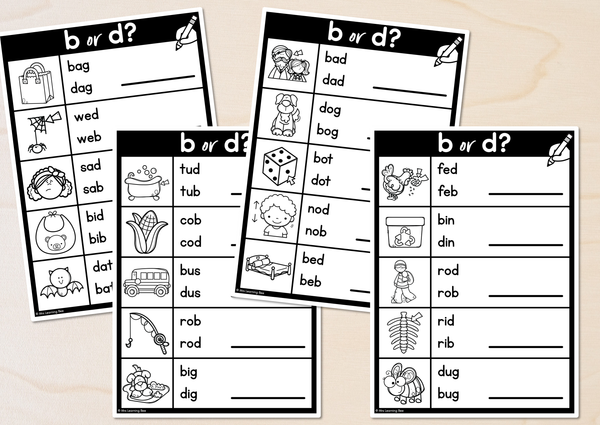 Free Letter Reversal Worksheets For B And D Reversals Mrs 