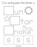 Letter S Coloring Pages - Twisty Noodle