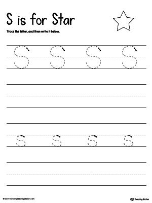 letter s worksheet for preschoolers