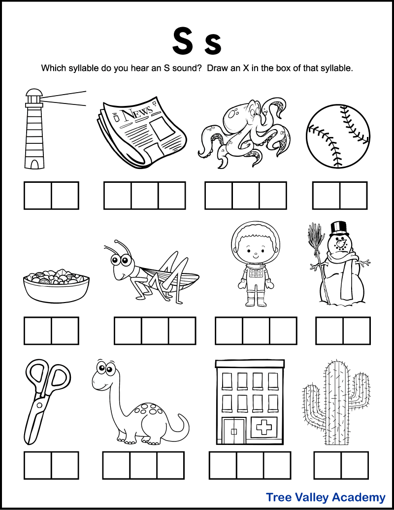 letter s worksheet free printables