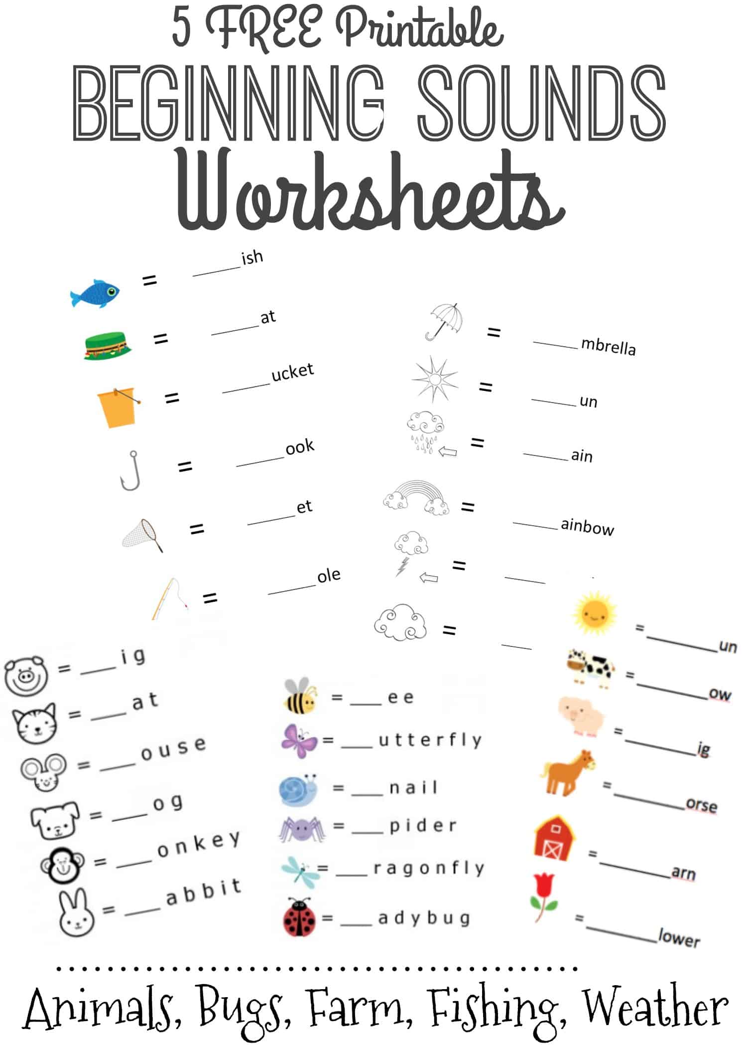 letter sound worksheet free