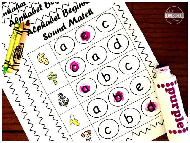 letter sound worksheet free