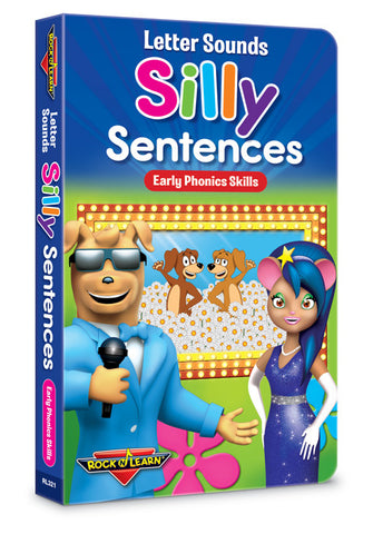 Letter Sounds - Silly Sentences Board Book - Rock N Learn