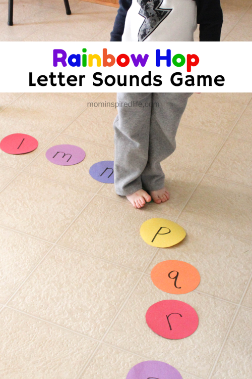 Rainbow Hop Letter Sounds Game