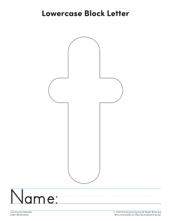 letter t template