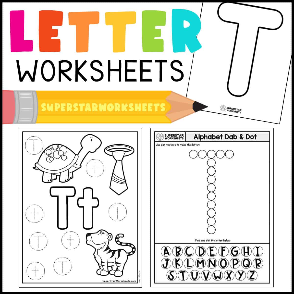 letter t template