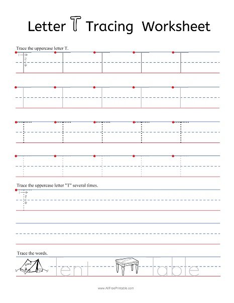 Letter J Tracing Worksheets - Free Printable