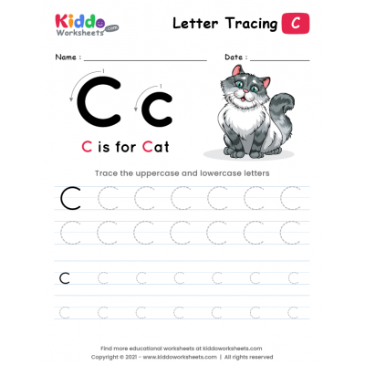Free A-Z Alphabet Letter Tracing Worksheets - kiddoworksheets
