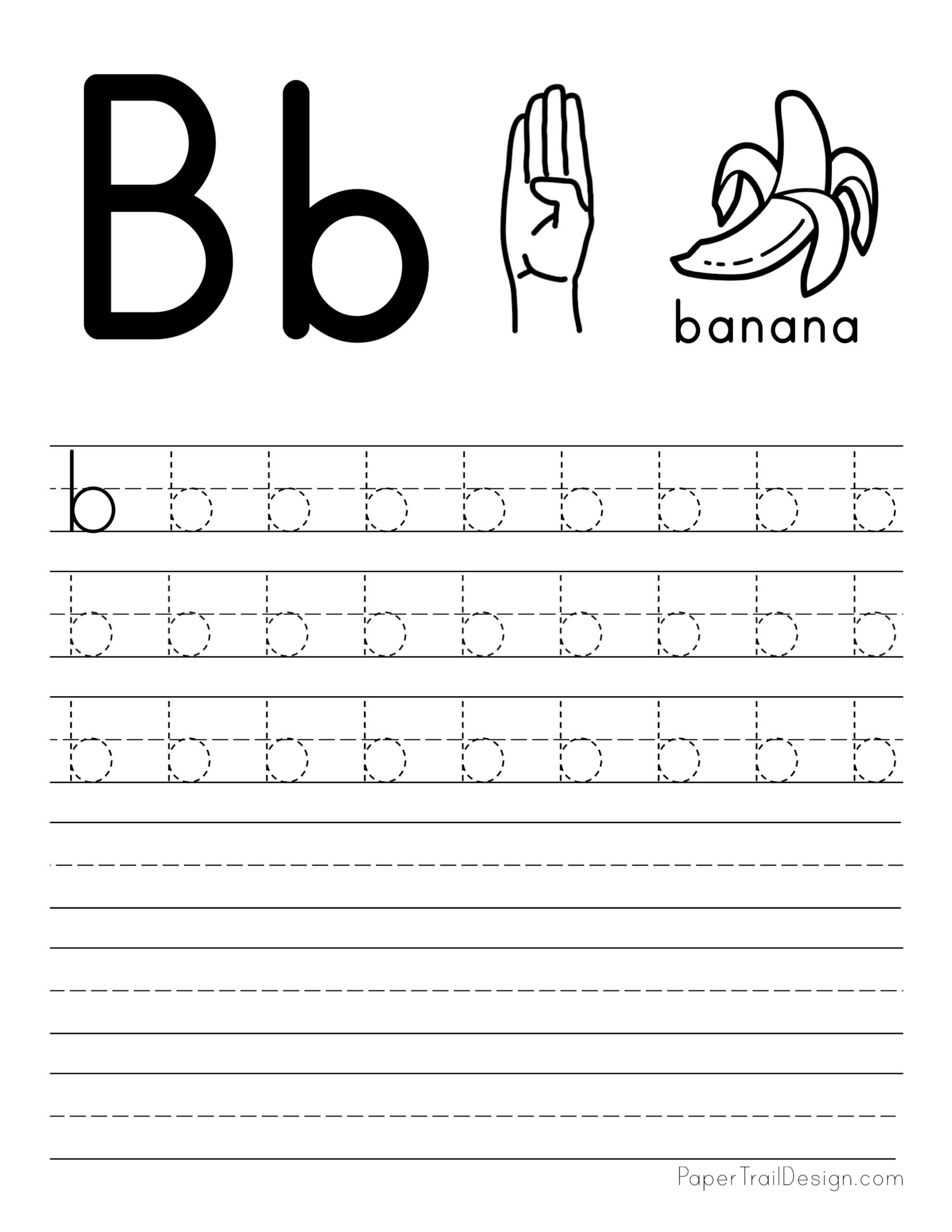letter tracing worksheet for kindergarten