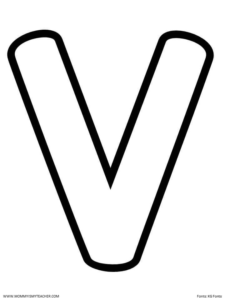 letter v activity worksheet