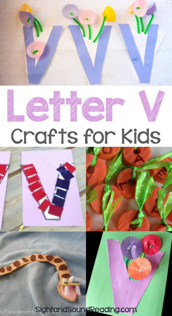 letter v crafts for preschoolers
