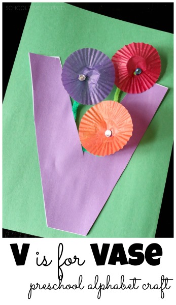 letter v crafts for preschoolers