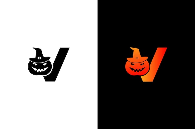 letter v halloween