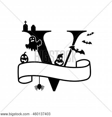 Cute Halloween Letter Vector &  Photo (Free Trial) | Bigstock
