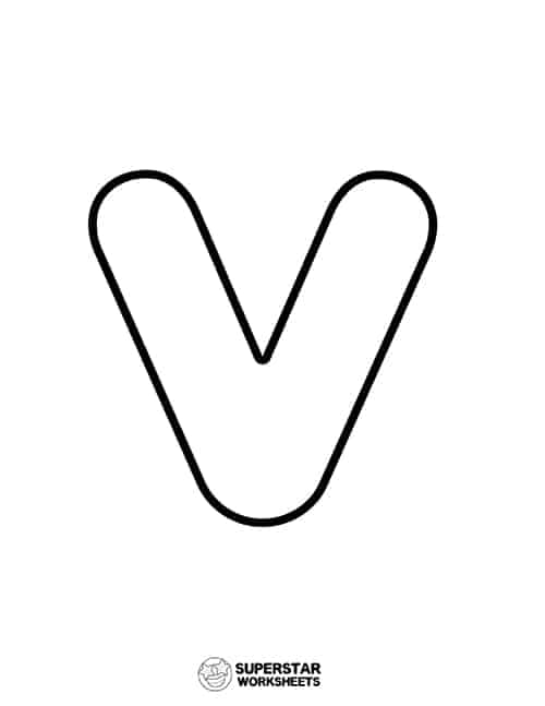 Letter V Worksheets -Worksheets Library