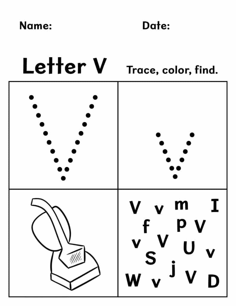 Free letter vv worksheet, Download Free letter vv worksheet png images