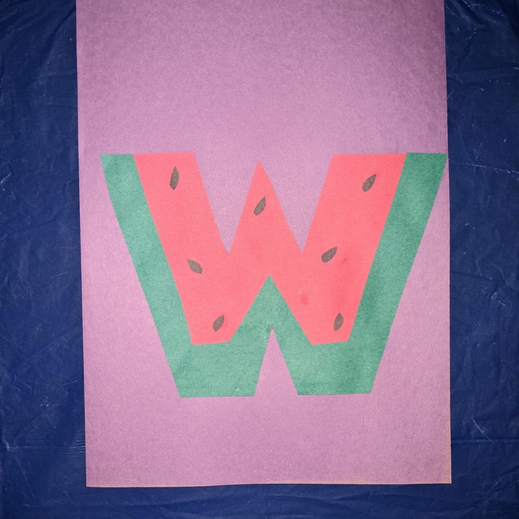 Uppercase Letter W Craft for Preschool - Home With Hollie