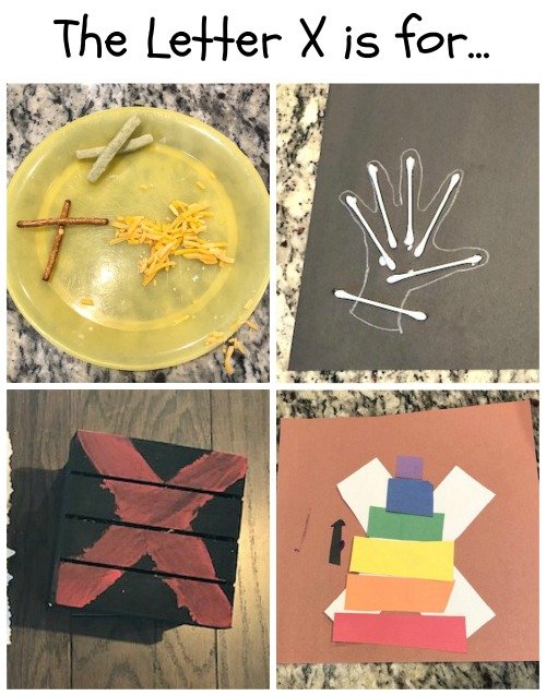 letter x activities for toddlers
