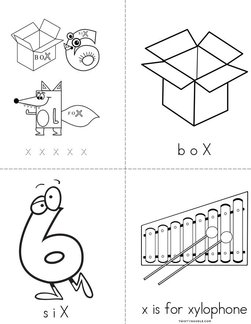 letter x books