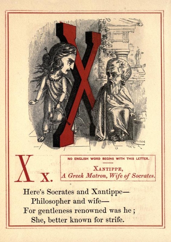 letter x books