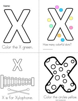 letter x books