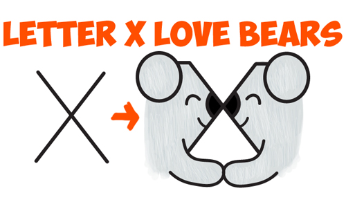 letter x drawings