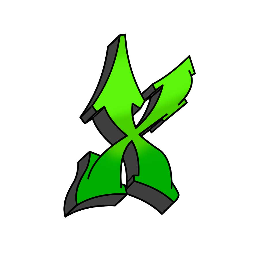 letter x drawings