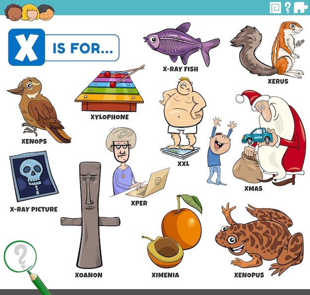 letter x vocabulary