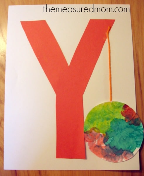 letter y crafts